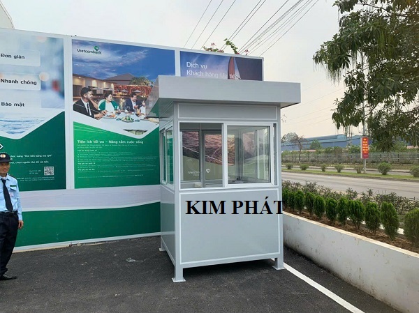 bốt bảo vệ khung thép vách panel 1,2m*1,2m*2,4m