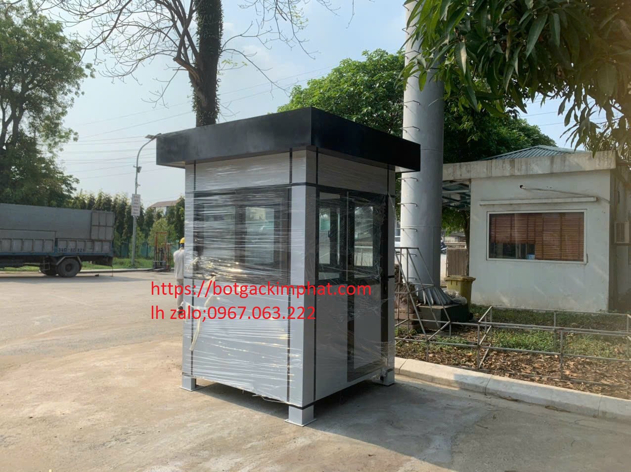 bốt bảo vệ composite 1,2m*1,2m*2,4m