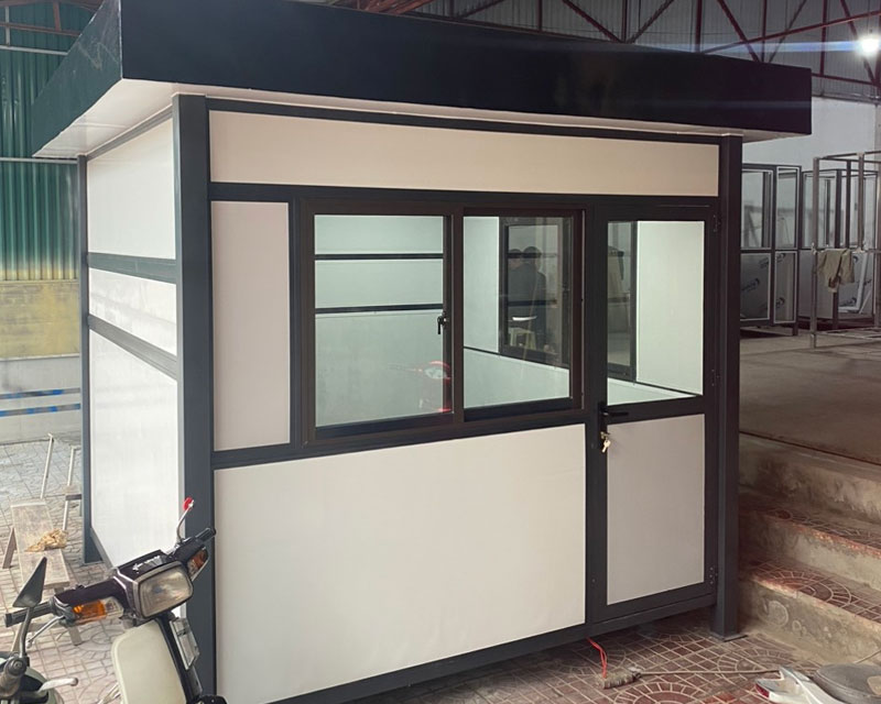 Cabin bảo vệ khung thép vách panel