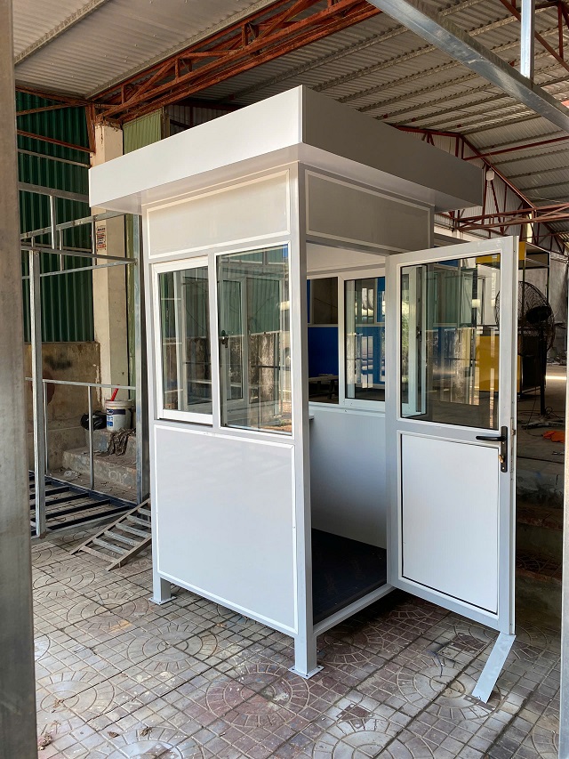 Bốt Bảo Vệ Khung Thép Vách Panel.KT 1,2m*1,2M*2,45m149