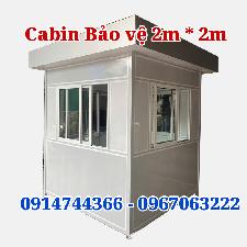 Cabin bảo vệ khung thép 2m*2m