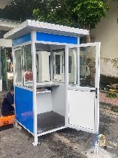 Bốt Bảo Vệ Khung Thép Vách Panel.KT 1,2m*1,2M*2,45m