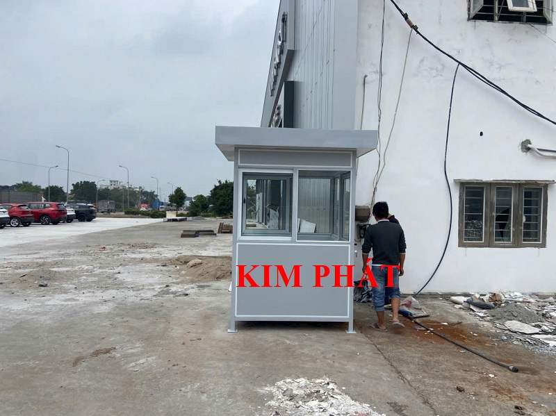 Cấu tạo bốt bảo vệ khung thép 1,5m × 1,5m × 2,4m