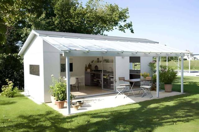 Nhà lắp ghép di động mái thái