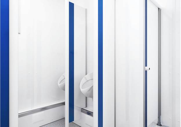 Buồng nam được lắp chậu tiểu đứng