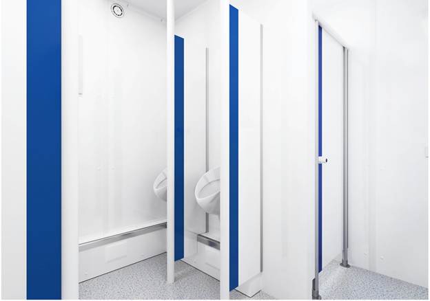 Có vách ngăn giữa các khu vực